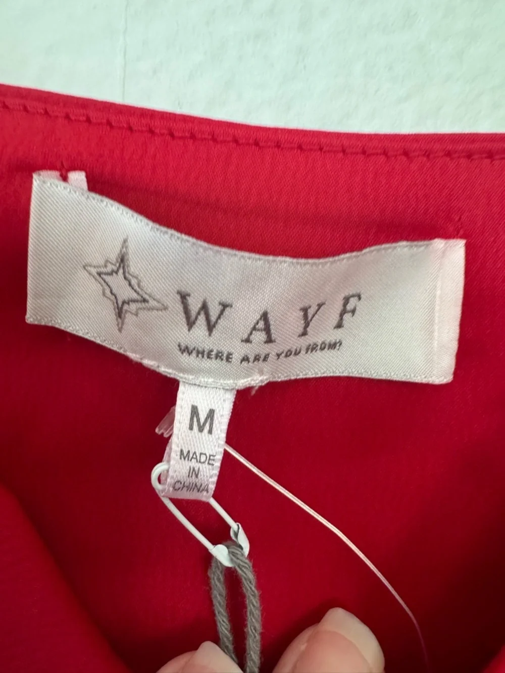 Wayf Vibrant Red Spaghetti-Strap Dress - Picture 3 of 10